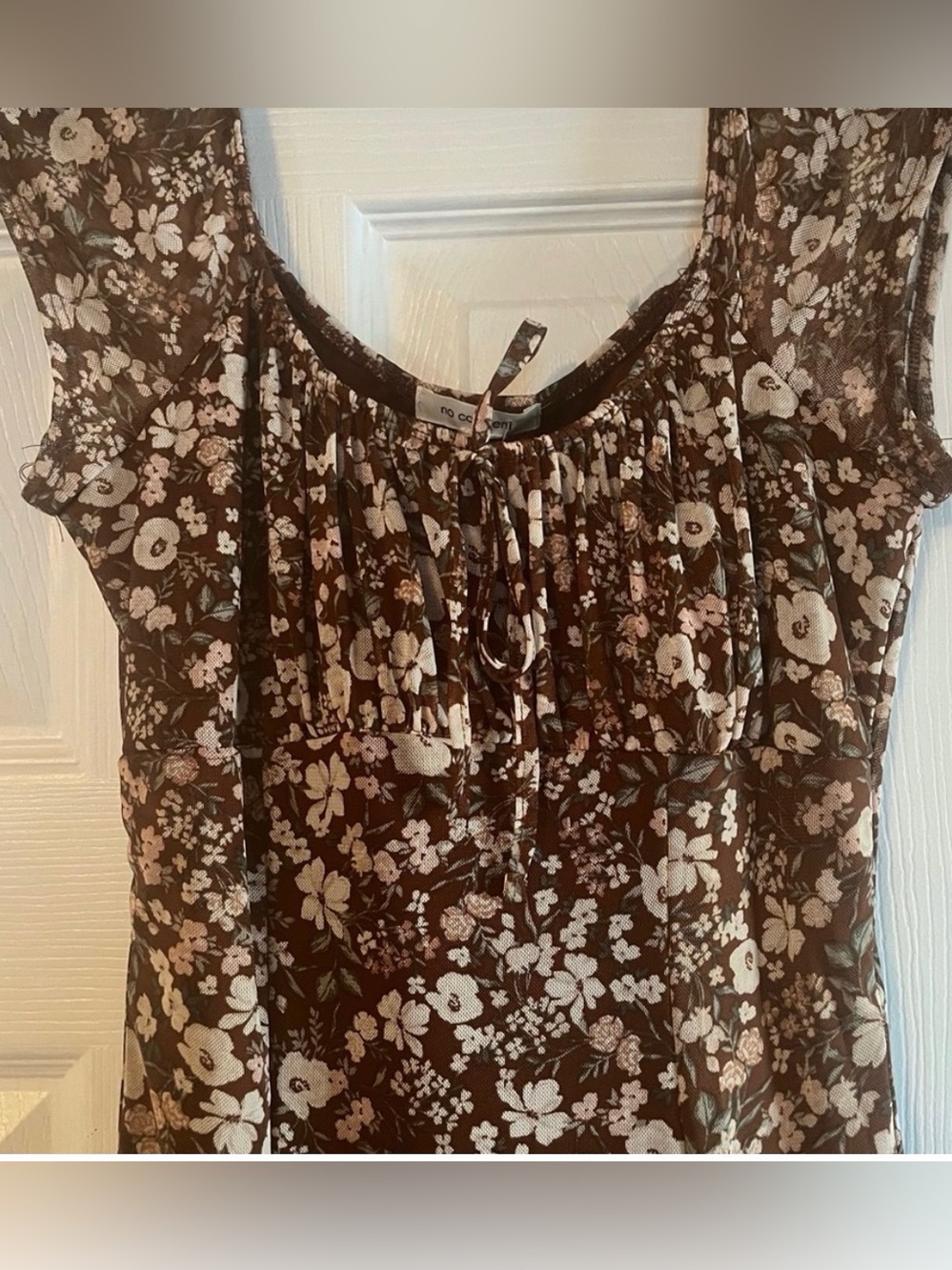 NWT, No Comment Floral Color Dress, Size Medium - Picture 2 of 5